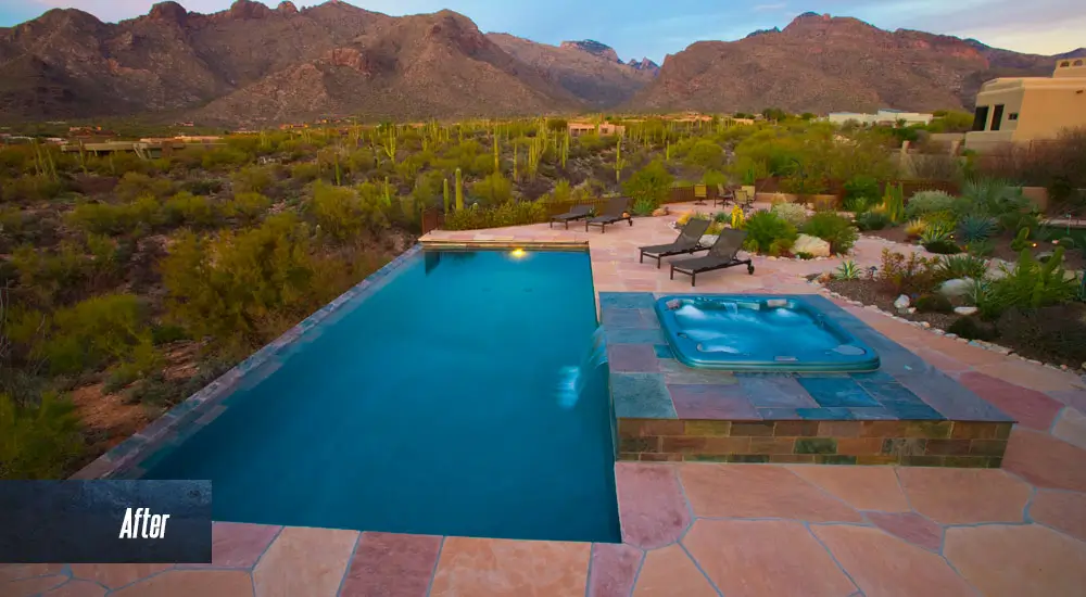 Pool Renovation Before and After Patio Pools Tucson - After 10