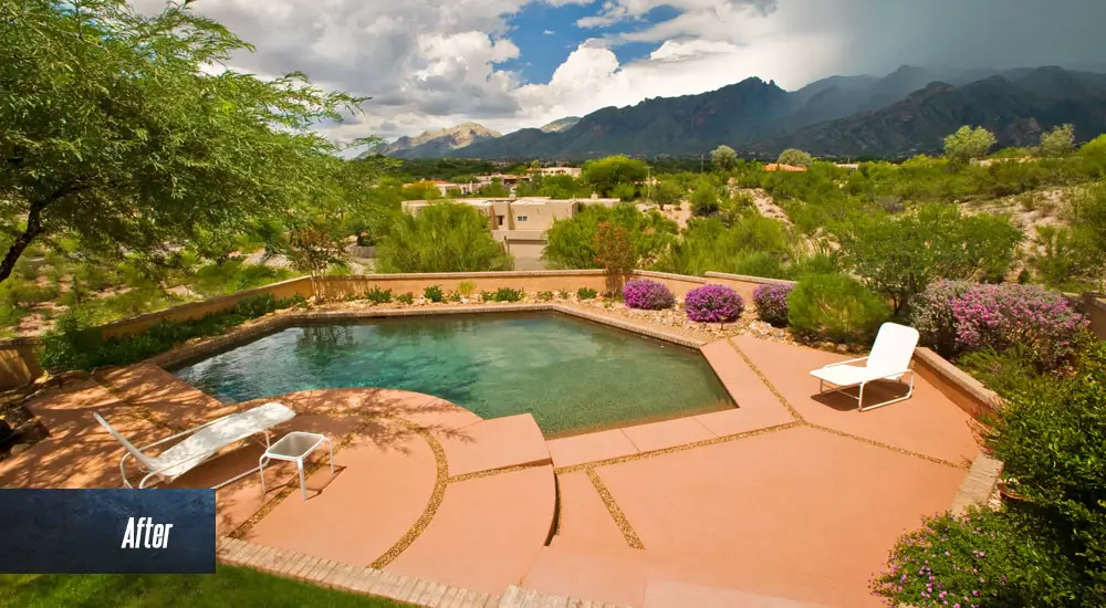 Pool Renovation Before and After Patio Pools Tucson - After 3