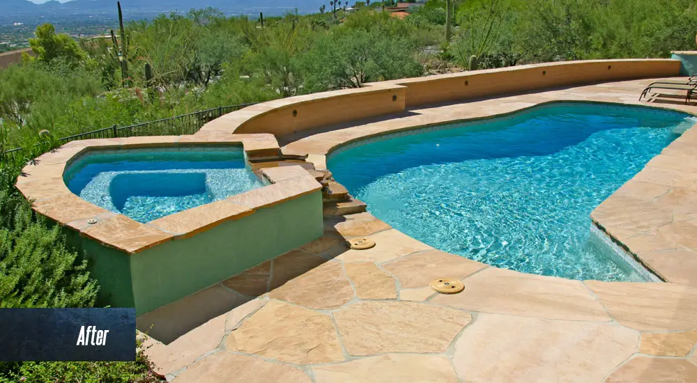 Pool Renovation Before and After Patio Pools Tucson - After 9