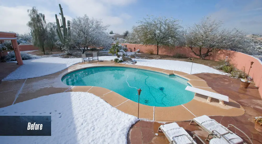 Pool Renovation Before and After Patio Pools Tucson - Before 1