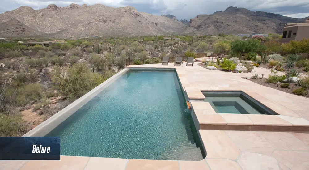 Pool Renovation Before and After Patio Pools Tucson - Before 10