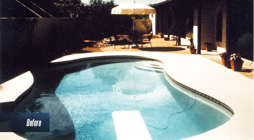 Pool Renovation Before and After Patio Pools Tucson - Before 2