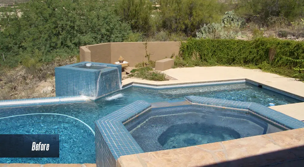 Pool Renovation Before and After Patio Pools Tucson - Before 6