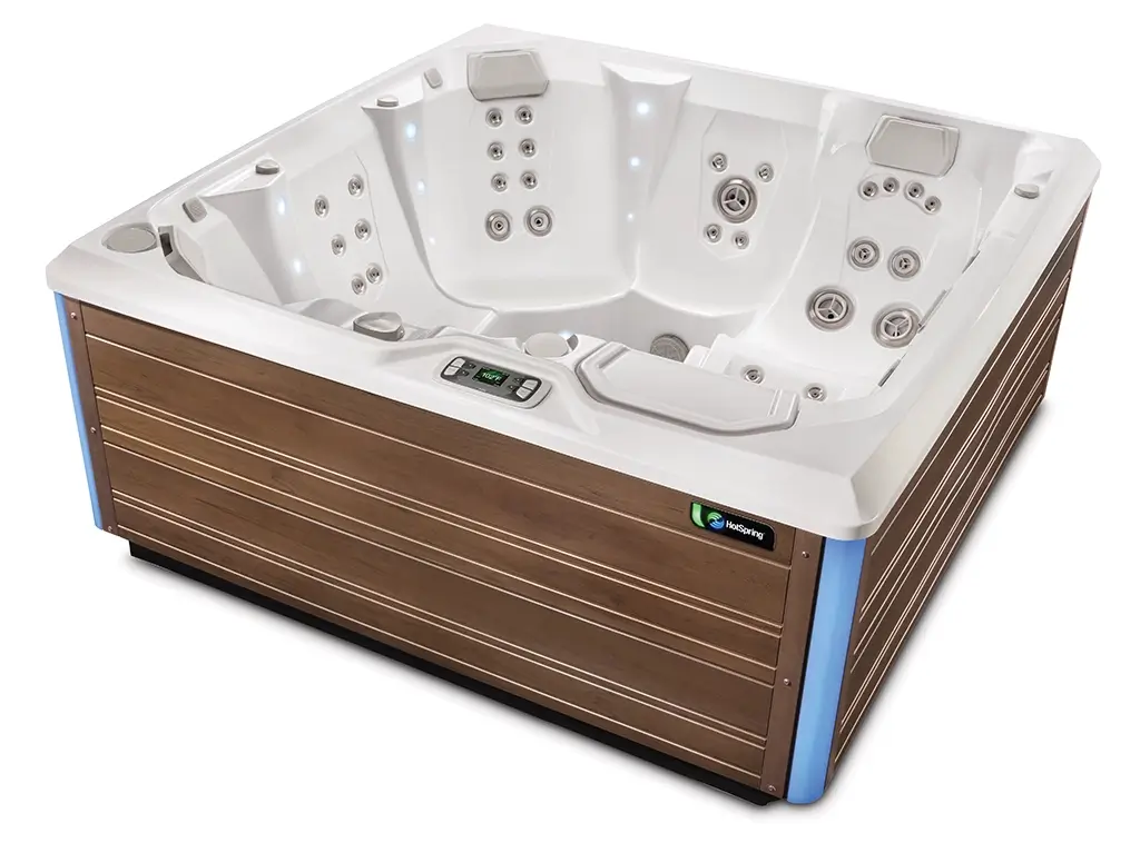 HotSpring Limelight 2024 Flair Alpine White Sable Flair High Angle No Steps HotSpring Limelight 2024 Flair Alpine White Sable Flair High Angle No Steps