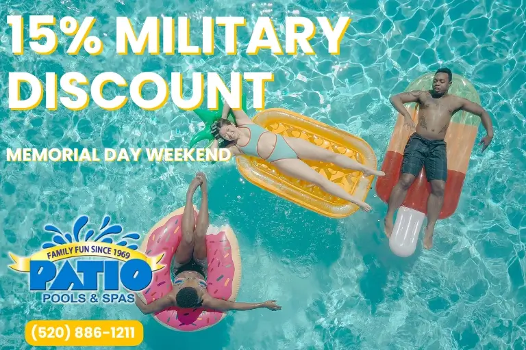 Patio Pools and Spas May Promotions Specials Memorial Day Weekend Military Discount Special Web Patio Pools and Spas May Promotions Specials Memorial Day Weekend Military Discount Special Web