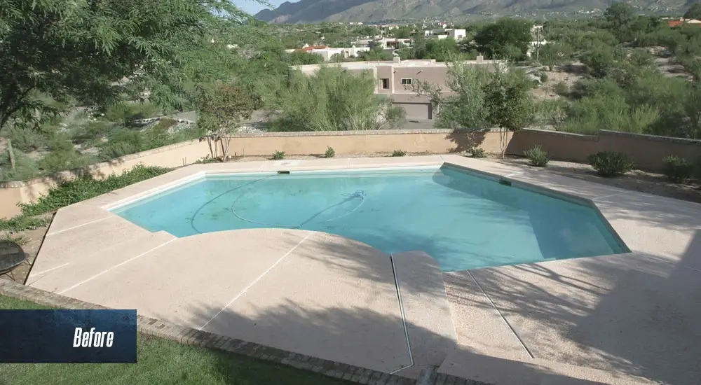 Pool Renovation Oro Valley Before Patio Pools & Spas Remodel Before and After Pool Renovation Oro Valley Before Patio Pools & Spas Remodel Before and After