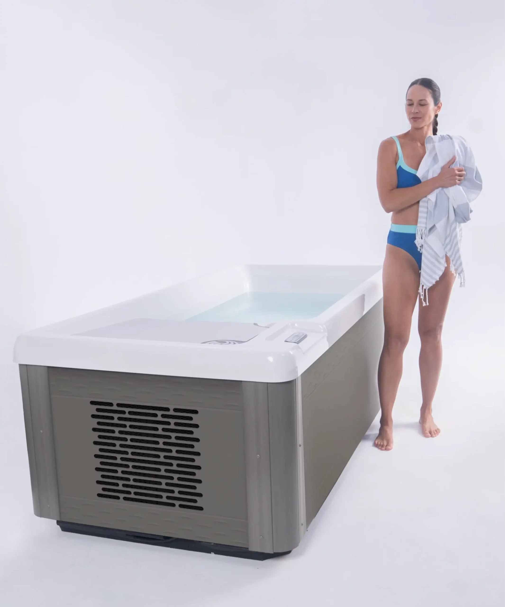 Vigor Cold Plunge Tucson HotSpring Spa Dealer Patio Pools