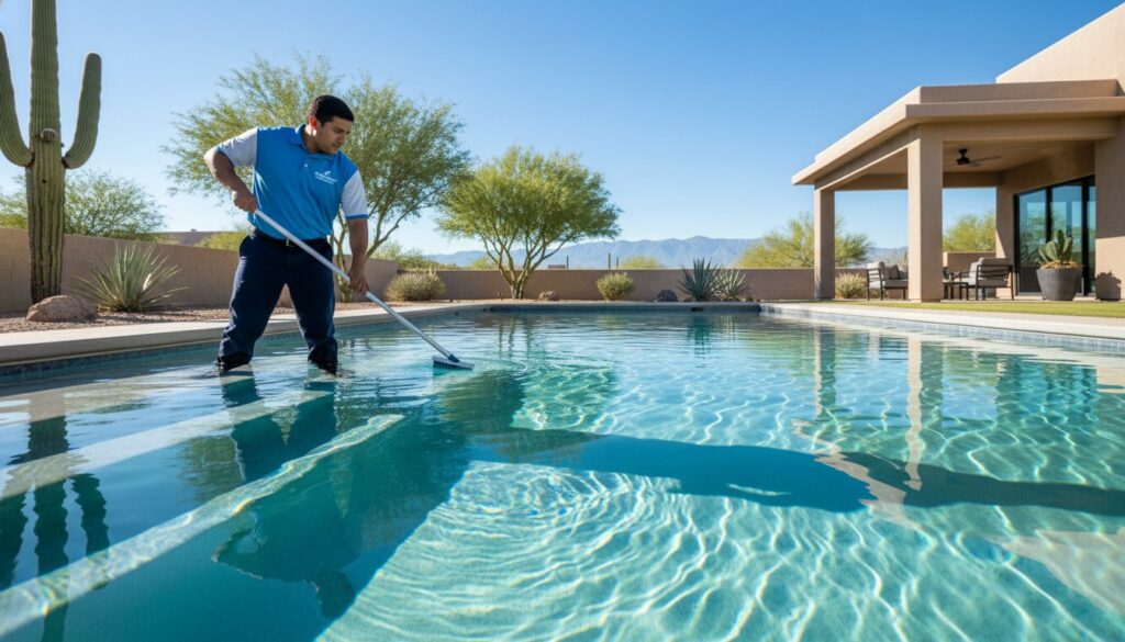 Benefits of Professional Pool Brushing and Vacuuming Services in Tucson