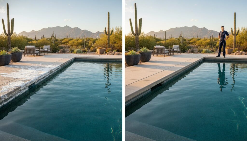 Professional Pool Tile Cleaning Near Me: Restoring Your Tucson Pool’s Brilliance