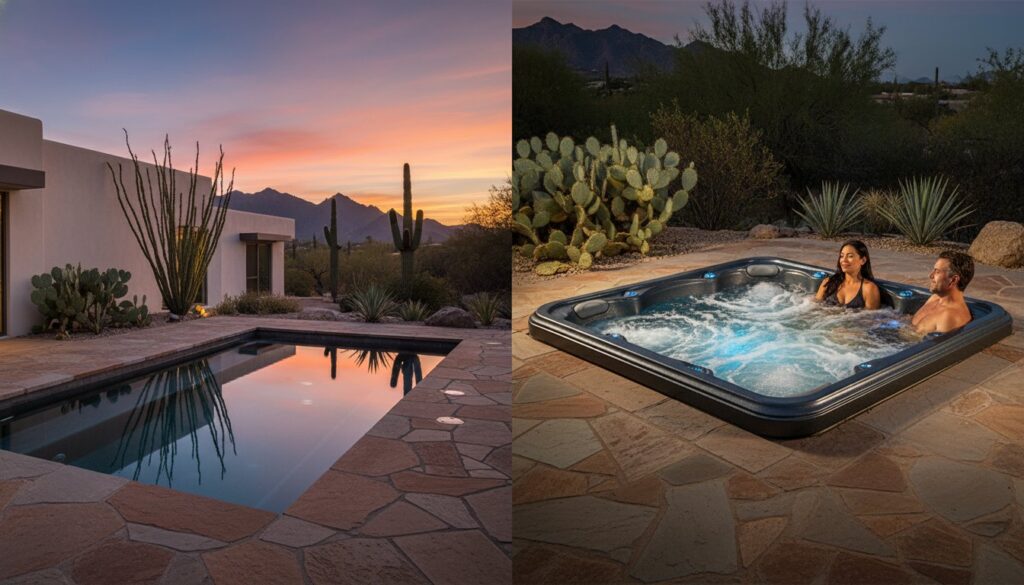 In-Ground Hot Tub vs. Hot Spring Spas: Which is Best for Your Tucson Home?