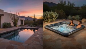 In-Ground Hot Tub vs. Hot Spring Spas: Which is Best for Your Tucson Home?